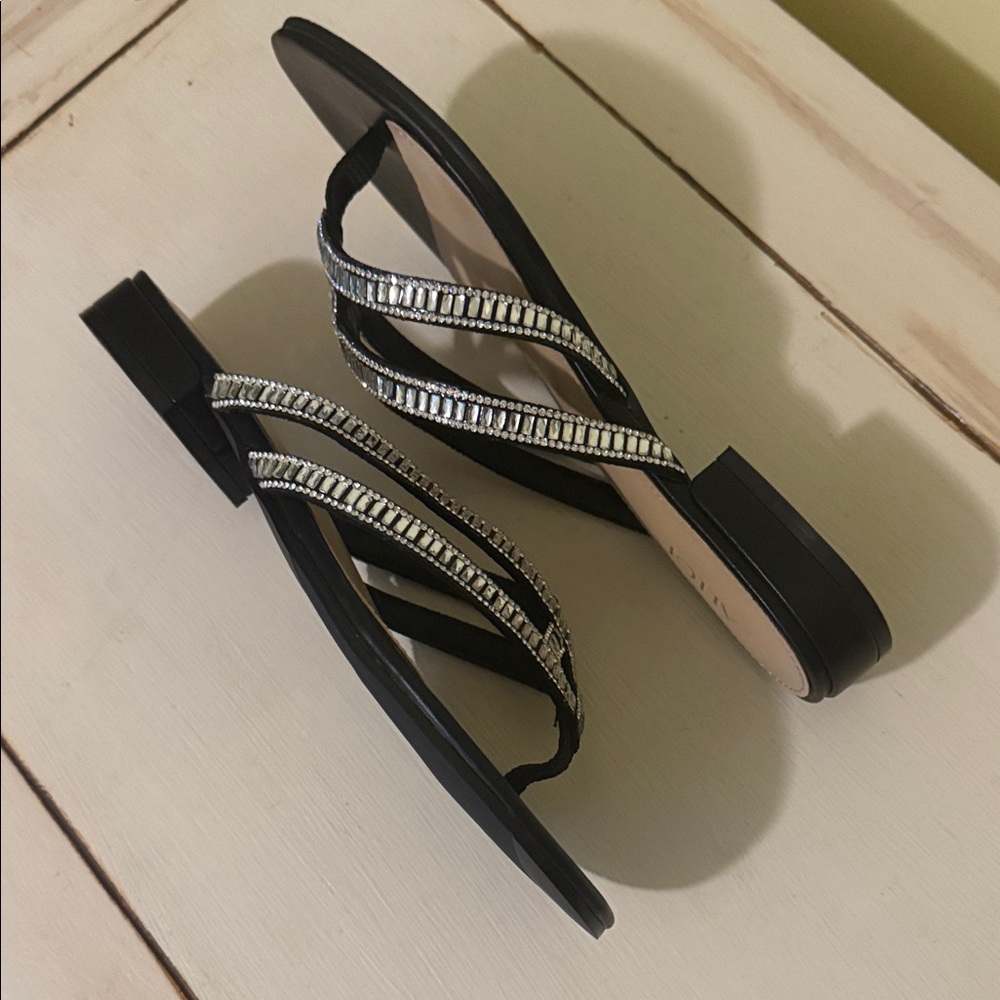 Allot Women's Rhinestone Sandals - Picture 2 of 4